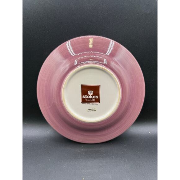 2 Stokes Sur La Table “Buono Vino” Wine Grapes Purple Salad Plates - Picture 8 of 9